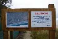 Erosion sign
