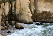 Tunnel Beach erosion, near Dunedin.