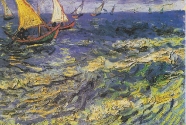 12-2. Vincent van Gogh, Seascape at Saintes-Maries