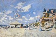 Claude Monet, Sur les planches de Trouville