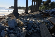 Refugio beach erosion