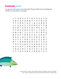 Coastal Care Word Search