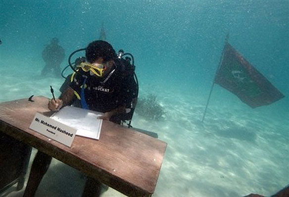 Maldives President Nasheer