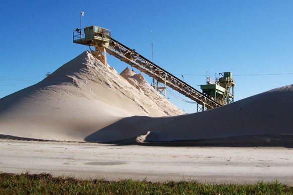 sand mining