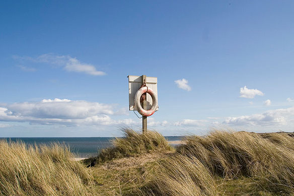 life ring coastal dunes