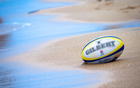 rugby-ball-beach