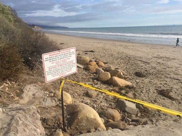 summerland-beach-closure