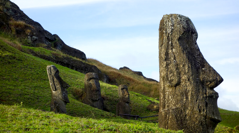 Moai, Easter Island © Santa Aguila Foundation